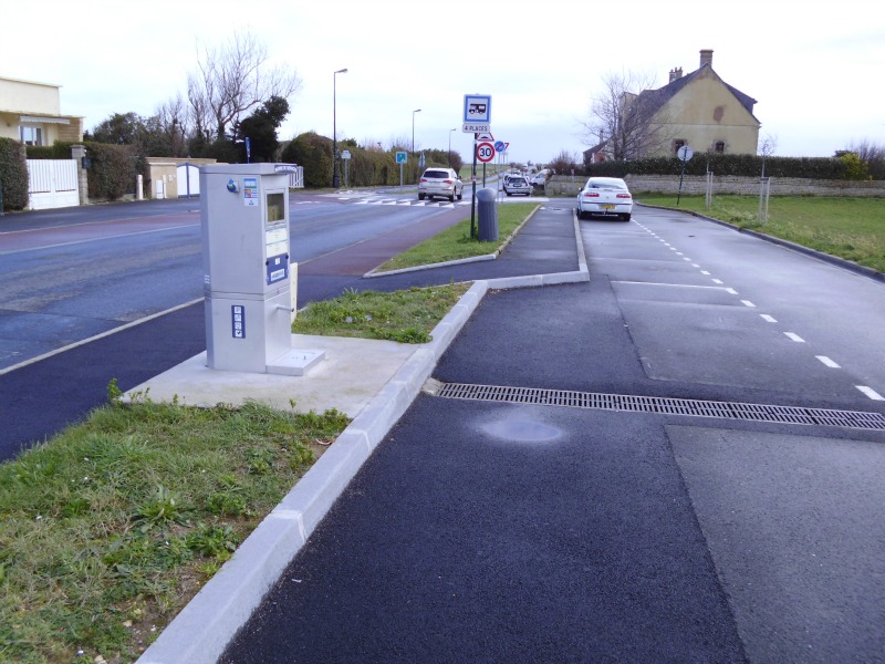 Aire de camping car communale de Luc Sur mer Calvados Normandie