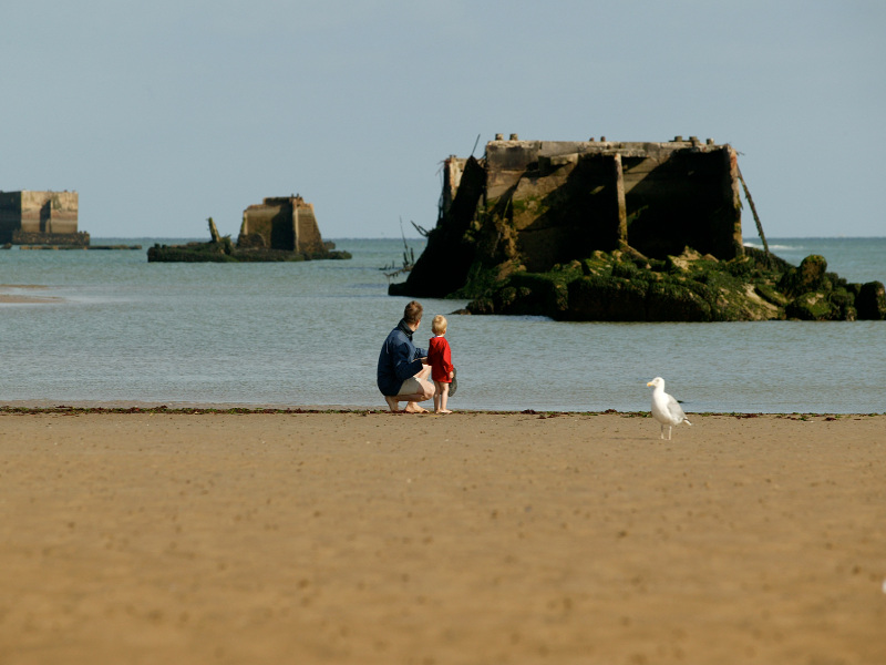 Plage Asnelles G.WAIT OT Bayeux Intercom