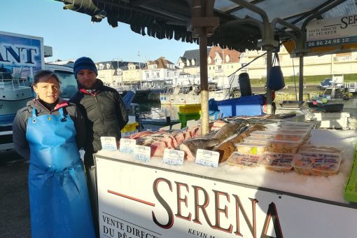 Serena courseulles fish market
