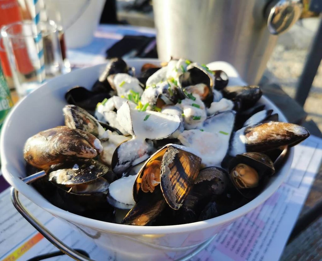 moules frites a deguster au restaurant