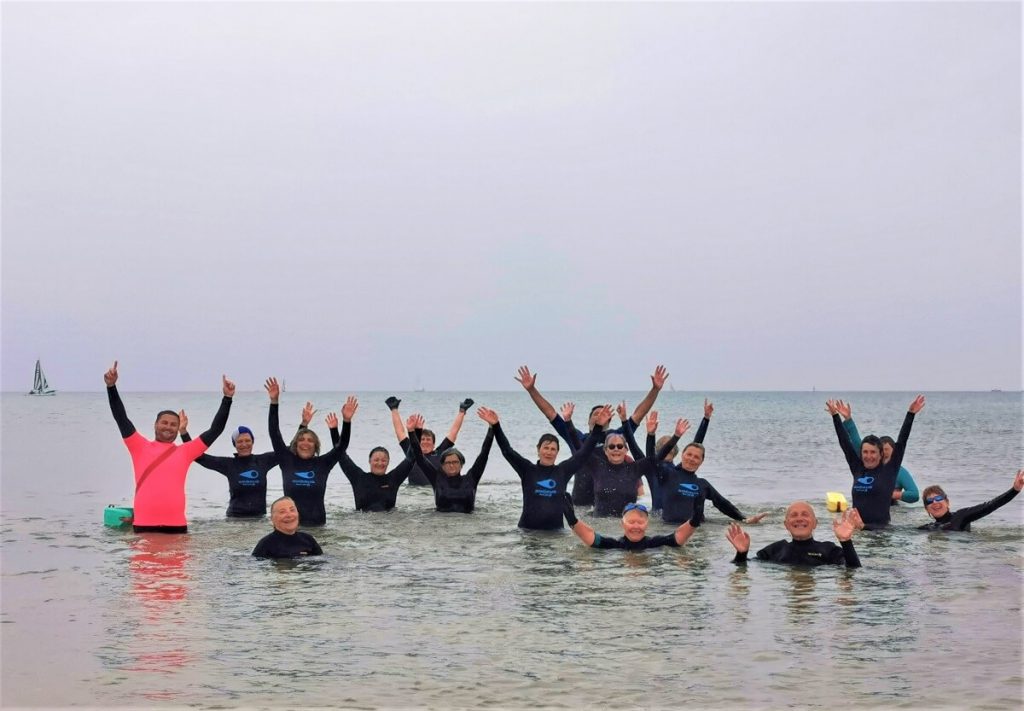 longe cote marche aquatique ecole de voile de courseulles