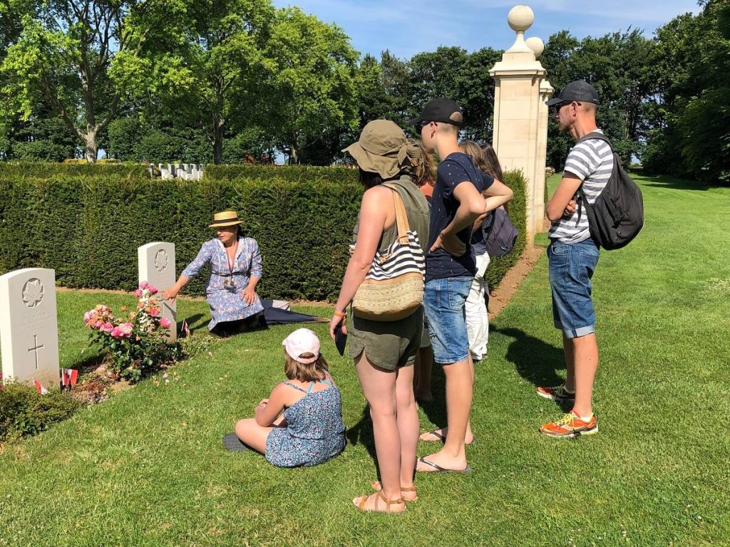 visite commentee du cimetiere reviers beny