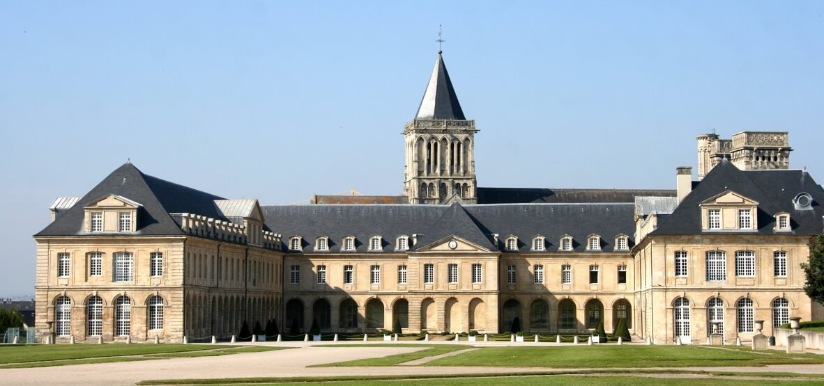 the abbaye aux dames in Caen