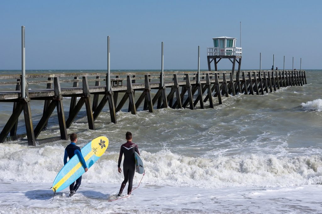 bord de mer plage jetee surf paddle luc sur mer credit didier bordas1