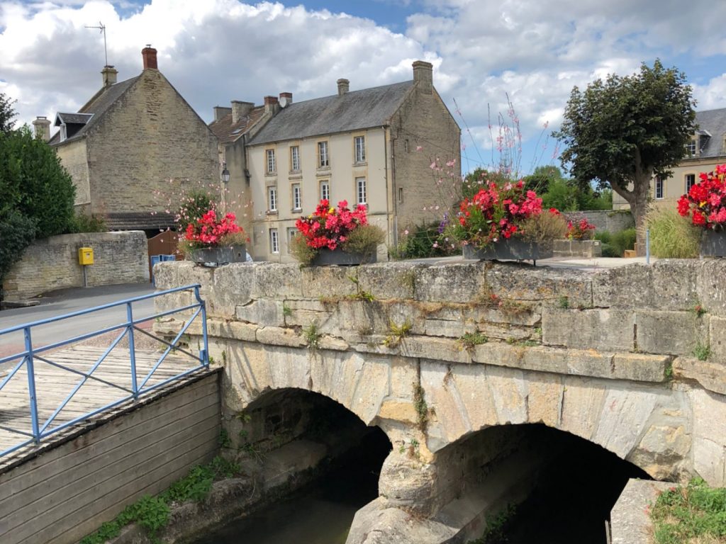 Ancient Creully stone bridge over the Mue, one of the rivers running through the village. - credit: Mathilde Lelandais