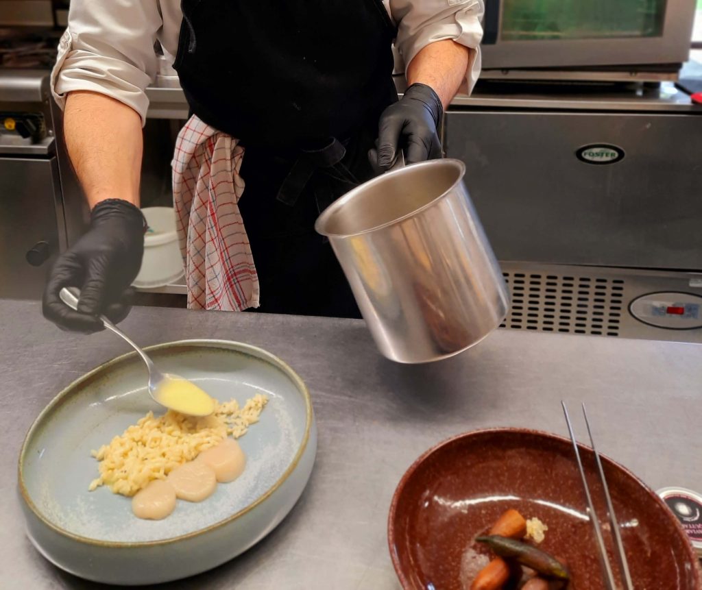 la preparation plat menu saint valentin as de trefle bernieres sur mer credit nancy picot