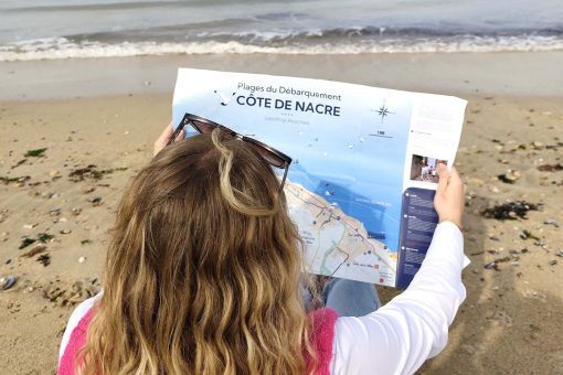carte touristique de Cœur de nacre tourisme Juno beach Côte de nacre