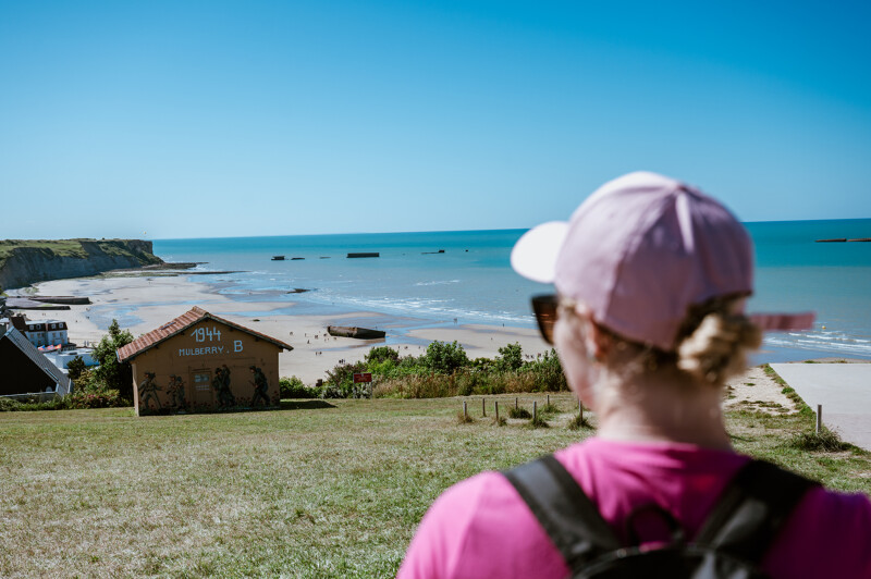 GR223 chemin de randonnée Arromanches