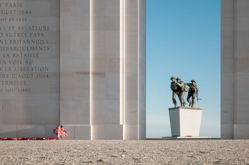 British Normandy Memorial Gold Beach Ver-sur-Mer credit 