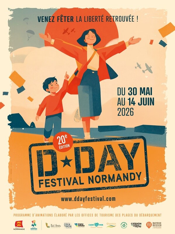 affiche du d-day festival normandy 2026