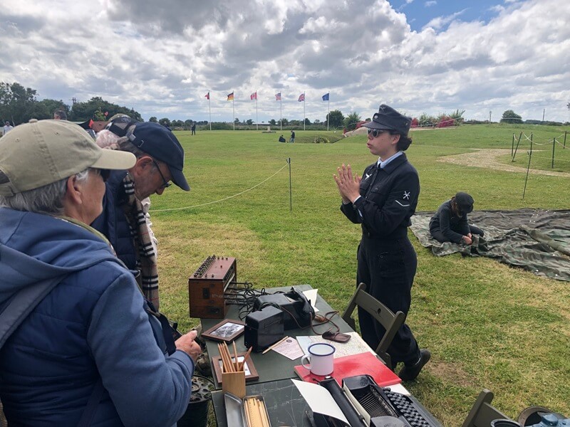 les festivités de la station radar 44 à Douvres-la-Délivrande. Crédit : C2NT. d-day festival normandy