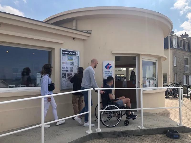 accessibilite fauteuil roulant tourisme et handicap office de tourisme saint aubin credit mathilde lelandais 21