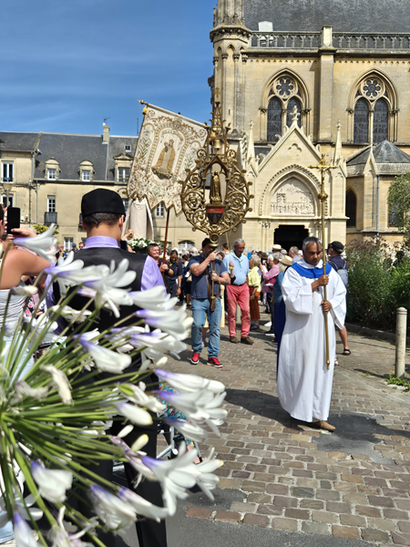 pilgrimage to Douvres la Délivrande, Normandy