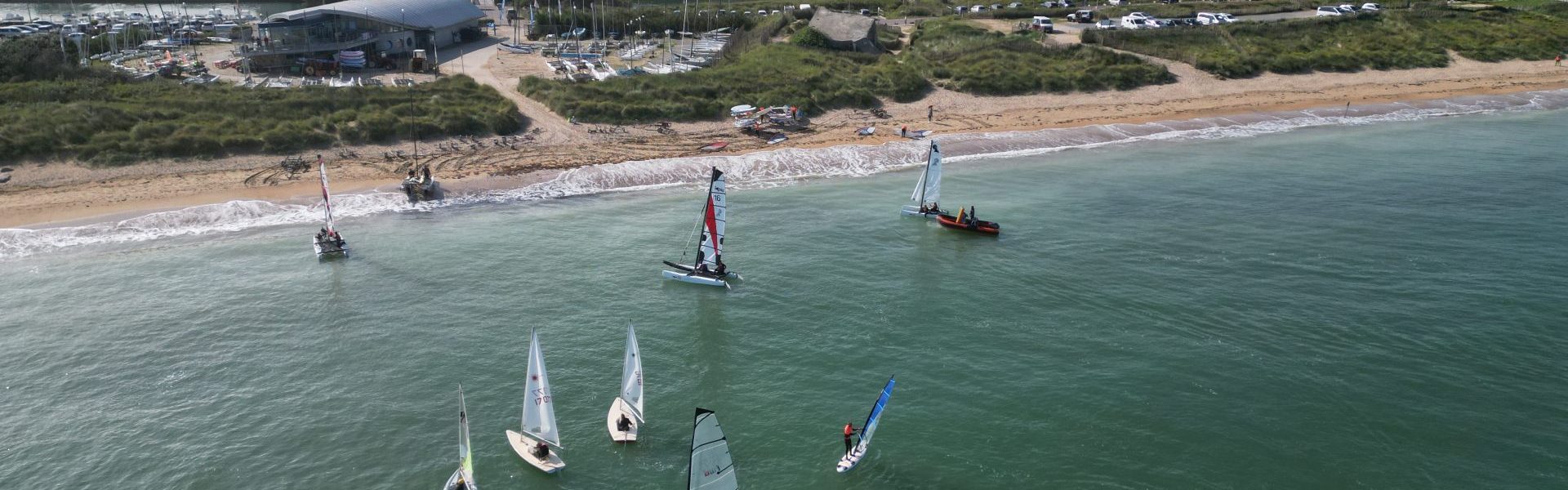 Sortie régate école de voile de Courseulles-sur-Mer