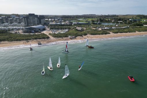 Sortie régate école de voile de Courseulles-sur-Mer