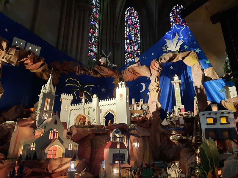 crèche église Langrune-sur-Mer Noël