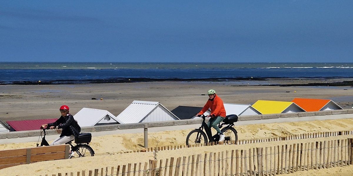 Langrune-sur-Mer, plage et digue