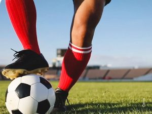 diffusion de la coupe du monde de foot à Caen et sur la Côte de Nacre. Crédit : Canva